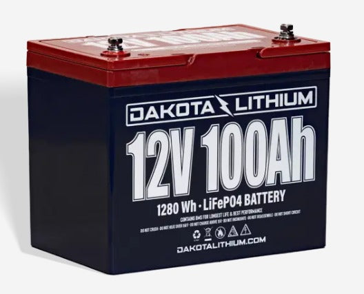 12V 100Ah Deep Cycle Heated LiFePO4 Battery
