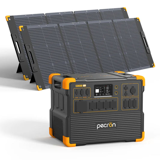 PECRON E3600LFP+2*300W Solar Panel