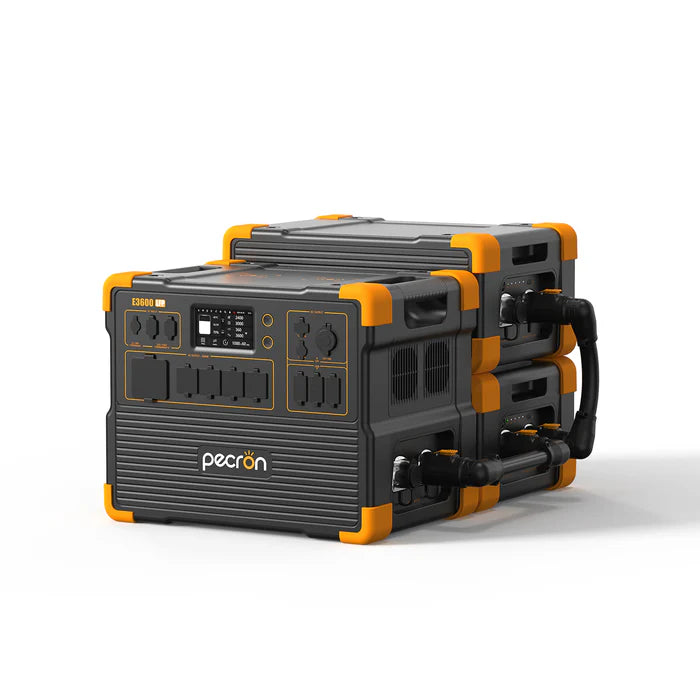 PECRON E3600LFP+Portable Power Station+ E3600LFP+2*EP3000-48V