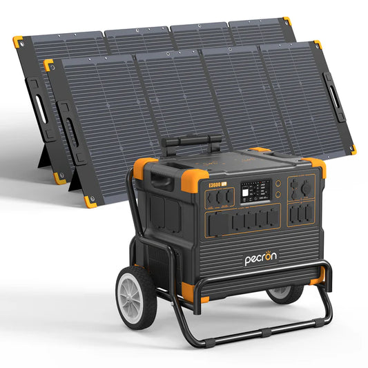 PECRON E3600LFP+2*300W Solar Panel
