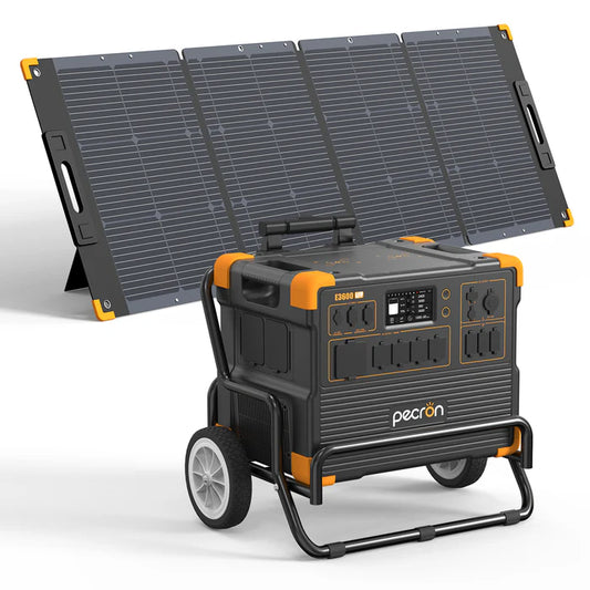 PECRON E3600LFP+300W Solar Panel
