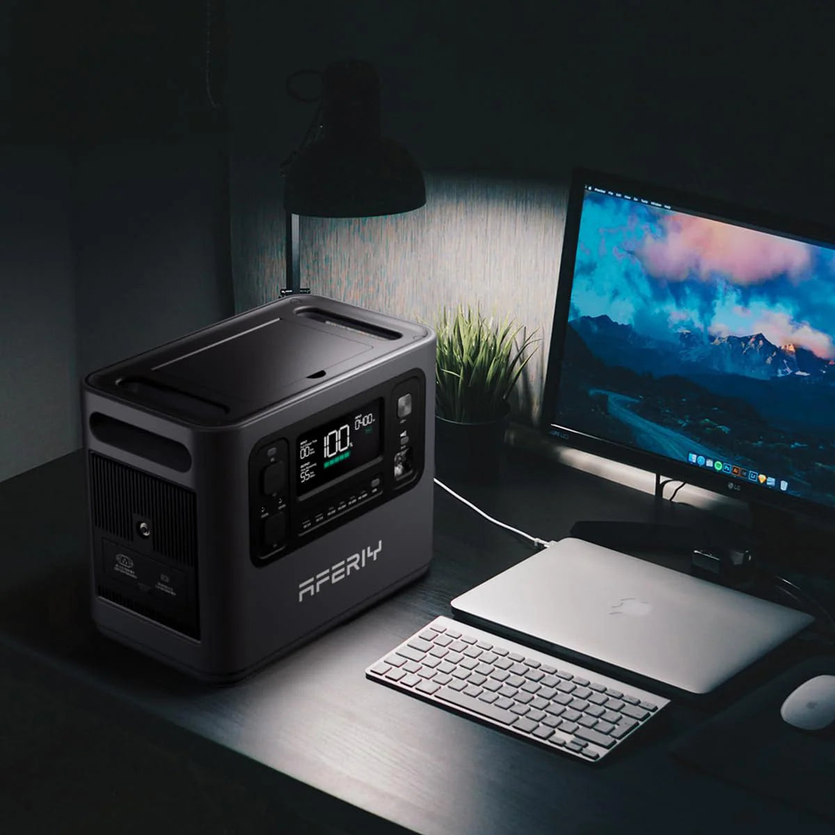 AFERIY P210 Portable Power Station2400W, 2048Wh, APP | 400W Solar Input
