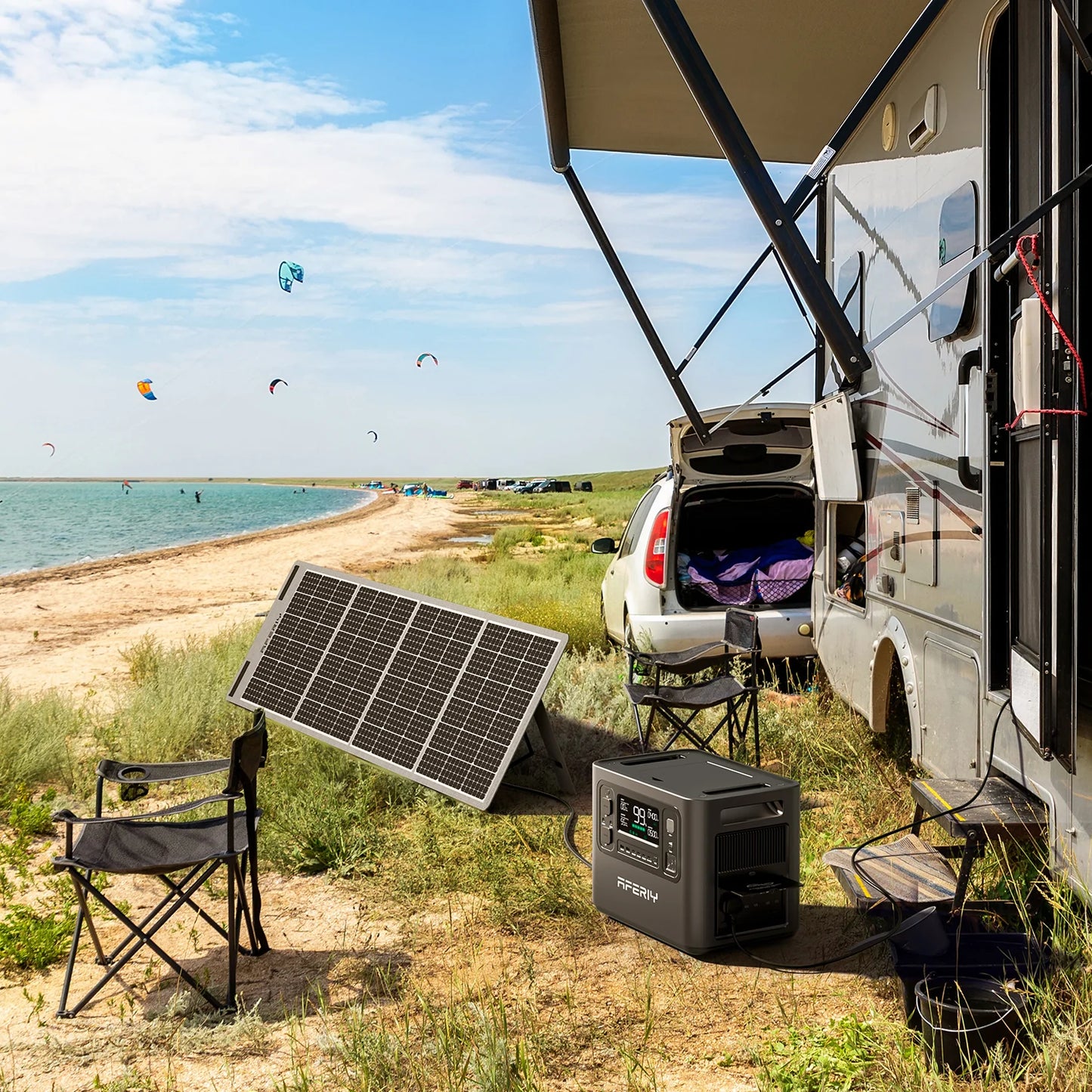 AFERIY P210 Portable Power Station2400W, 2048Wh, APP | 400W Solar Input