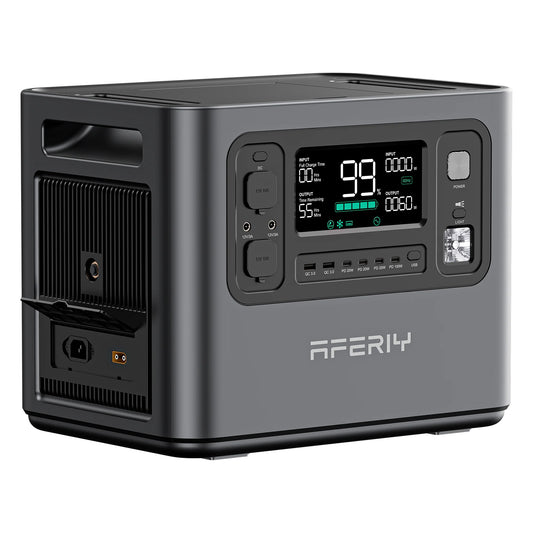 AFERIY P210 Portable Power Station2400W, 2048Wh, APP | 200W Solar Input*2