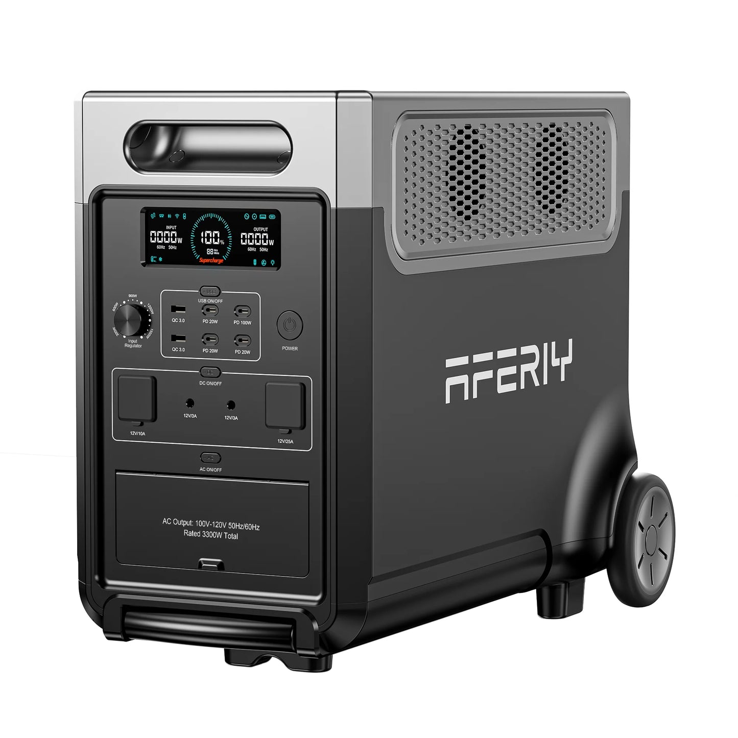 AFERIY P310 Portable Power Station 3600W Output, 7680Wh Capacity, APP