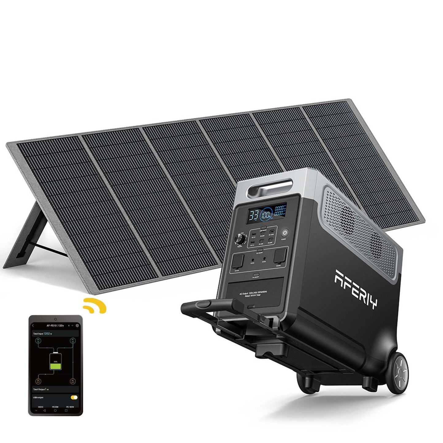 AFERIY P310 Portable Power Station APP | 400W Solar Input *4