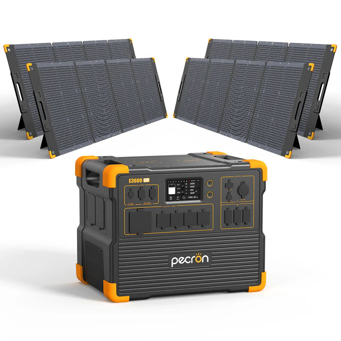 PECRON E3600LFP+4*300W Solar Panel