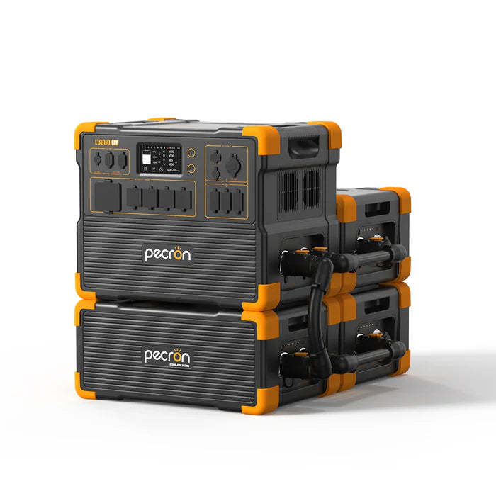 PECRON E3600LFP+Portable Power Station+ E3600LFP+3*EP3000-48V