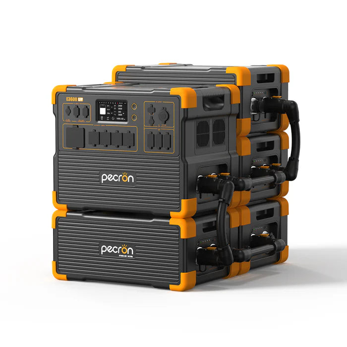 PECRON E3600LFP+Portable Power Station+ E3600LFP+4*EP3000-48V