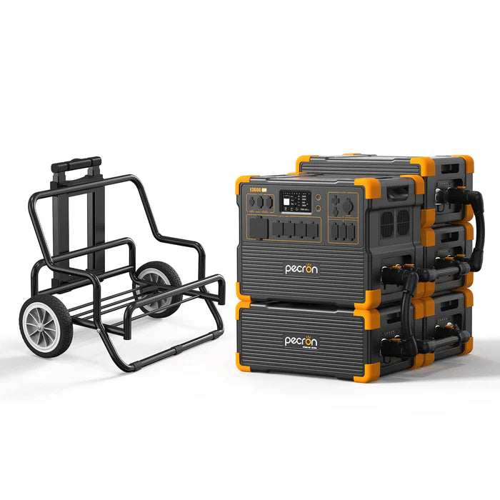 PECRON E3600LFP+Portable Power Station+ E3600LFP+4*EP3000-48V