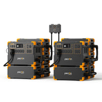 PECRON E3600LFP+Portable Power Station+ E3600LFP+8*EP3000-48V+240V box