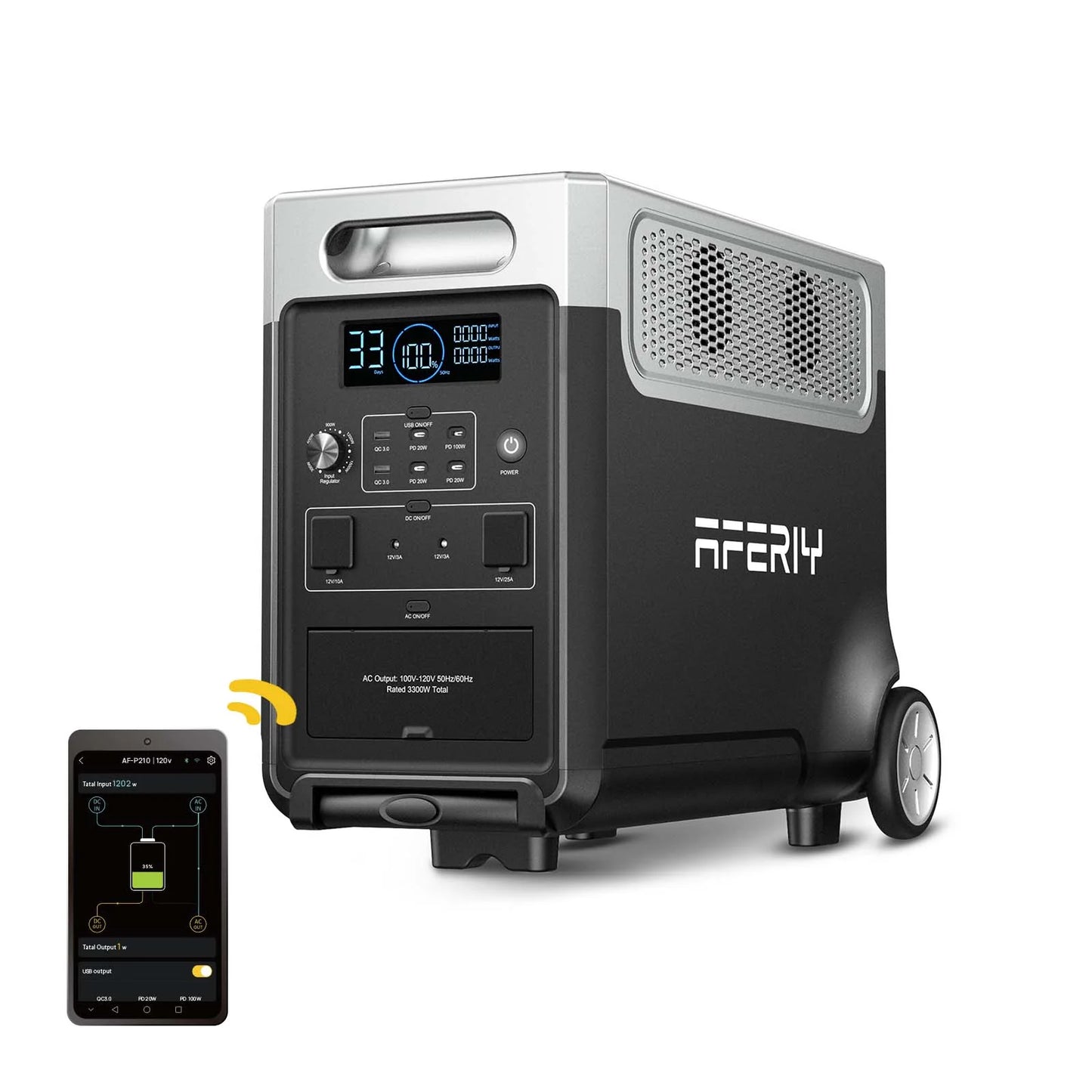 AFERIY P310 Portable Power Station APP | 400W Solar Input *4